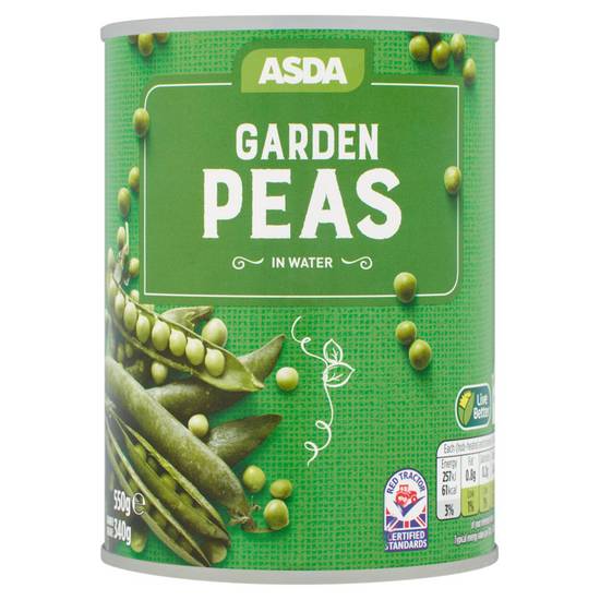 Asda Garden Peas in Water 290g