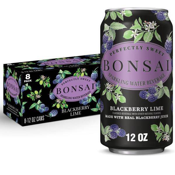 Bonsai Blackberry Lime Sweetened Sparkling Water 8Pk