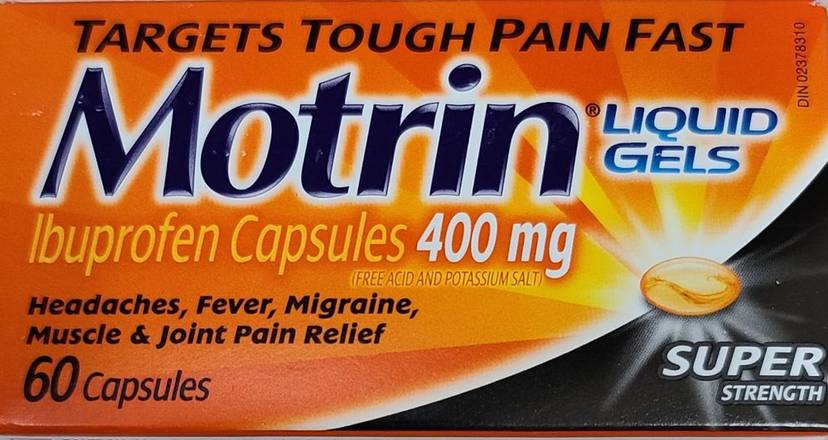 Motrin Super Strength (60 capsules)