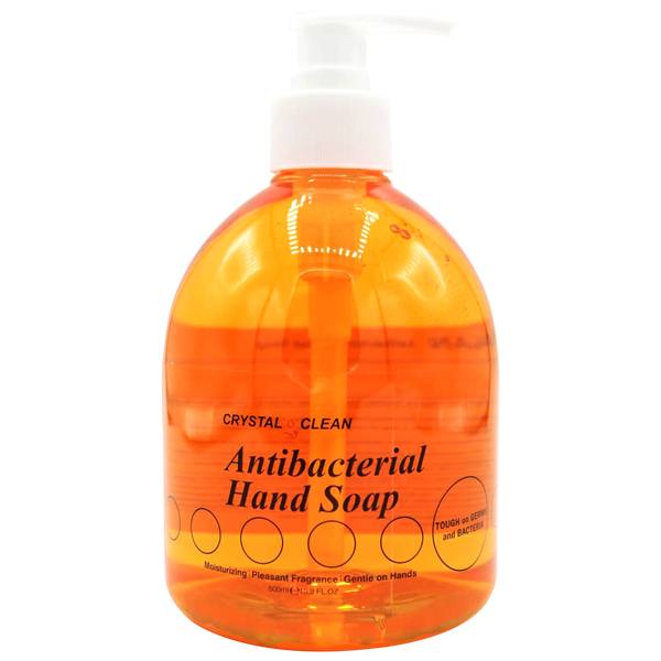 Crystal Clear - Antibacterial Hand Soap, 500 ml, 12 Ct