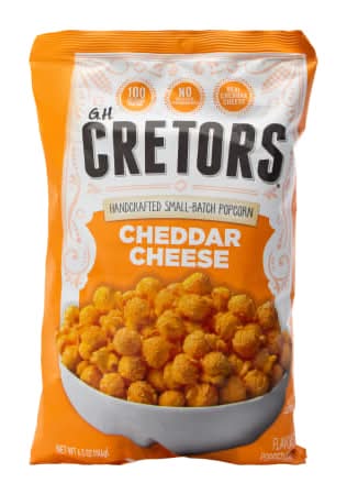 G.H. Cretors® Cheddar Cheese Handcrafted Small-Batch Popcorn 6.5oz