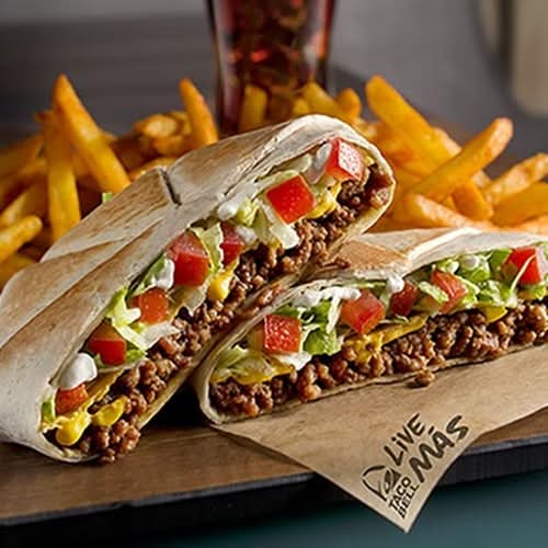 Menu Crunchywrap Supreme