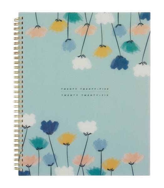 2025-2026 Organized by Happy Planner Monthly/Weekly Big Happy Planner, 8-1/2" x 11", Petal Poetry, July 2025 To June 2026, PT0006B012