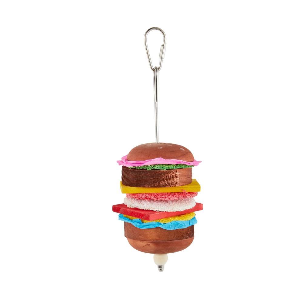 All Living Things® Hamburger Loofah Bird Toy