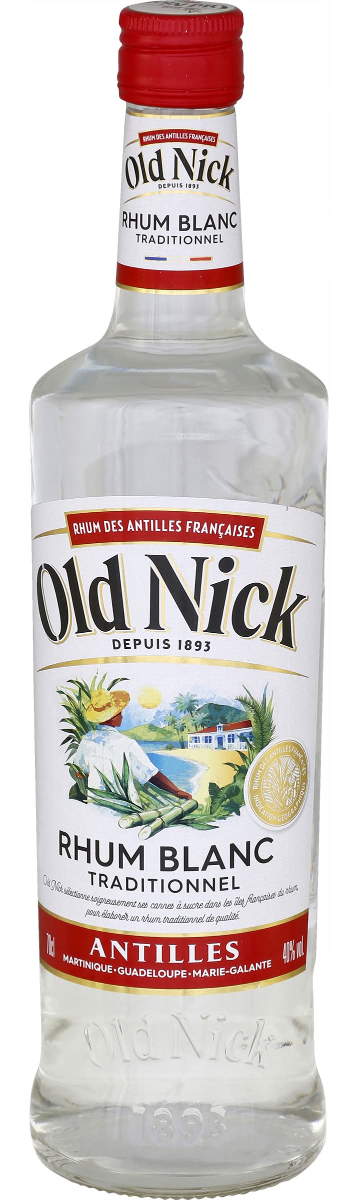 Old Nick - Rhum blanc traditionnel (700ml)
