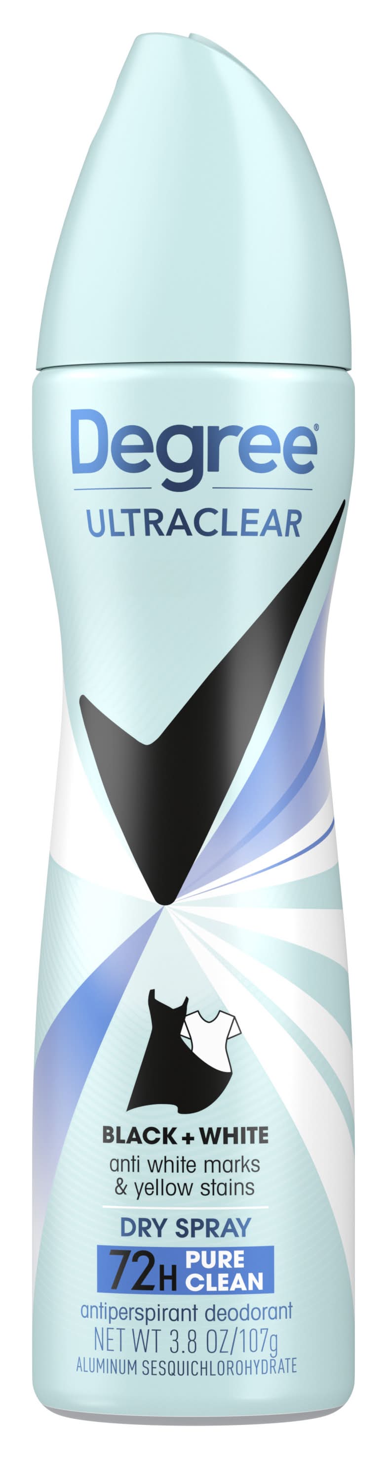 Degree Ultraclear Black + White Dry Spray Antiperspirant Deodorant (3.8 oz)
