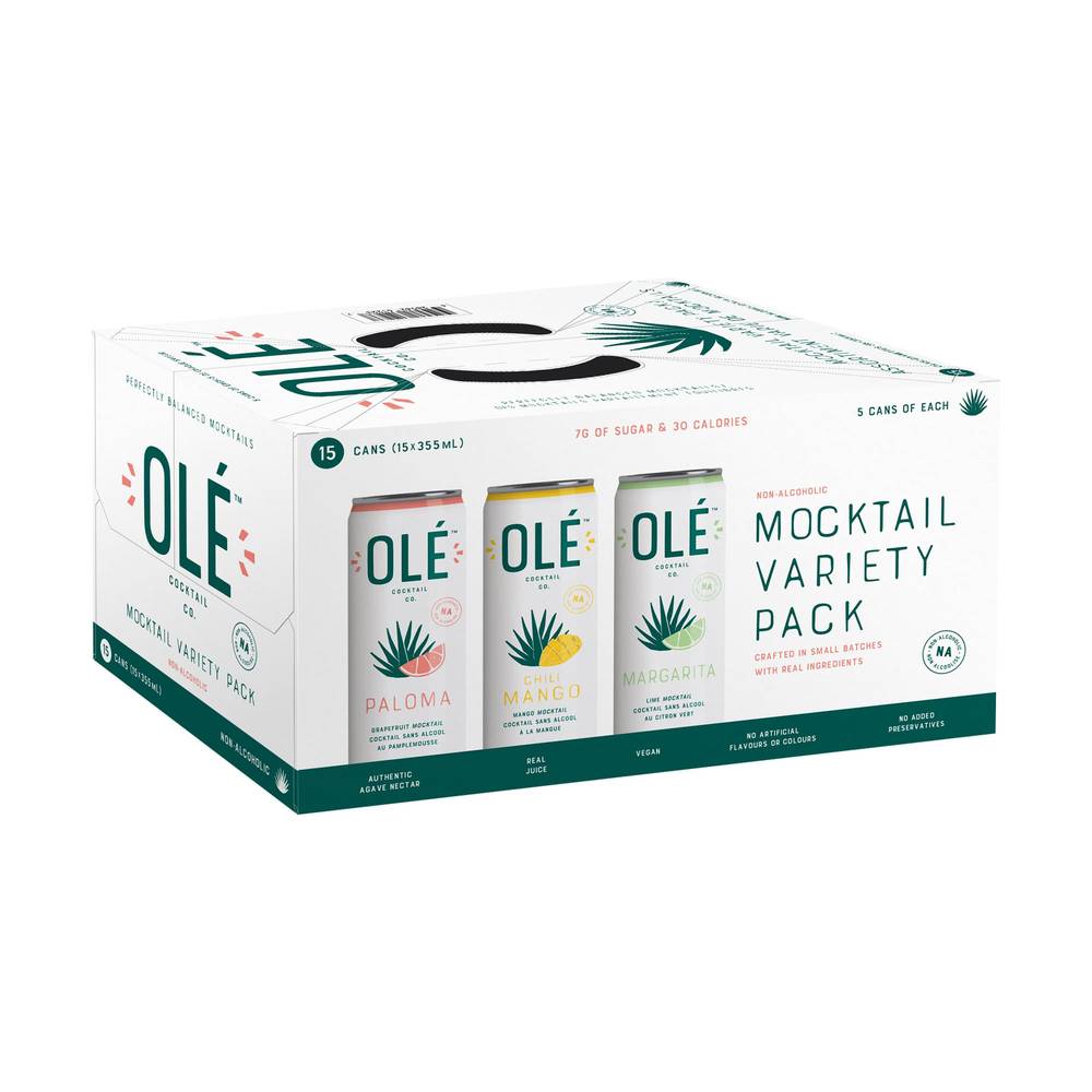 Ole Mocktail Variety Pack 15 X 355 Ml