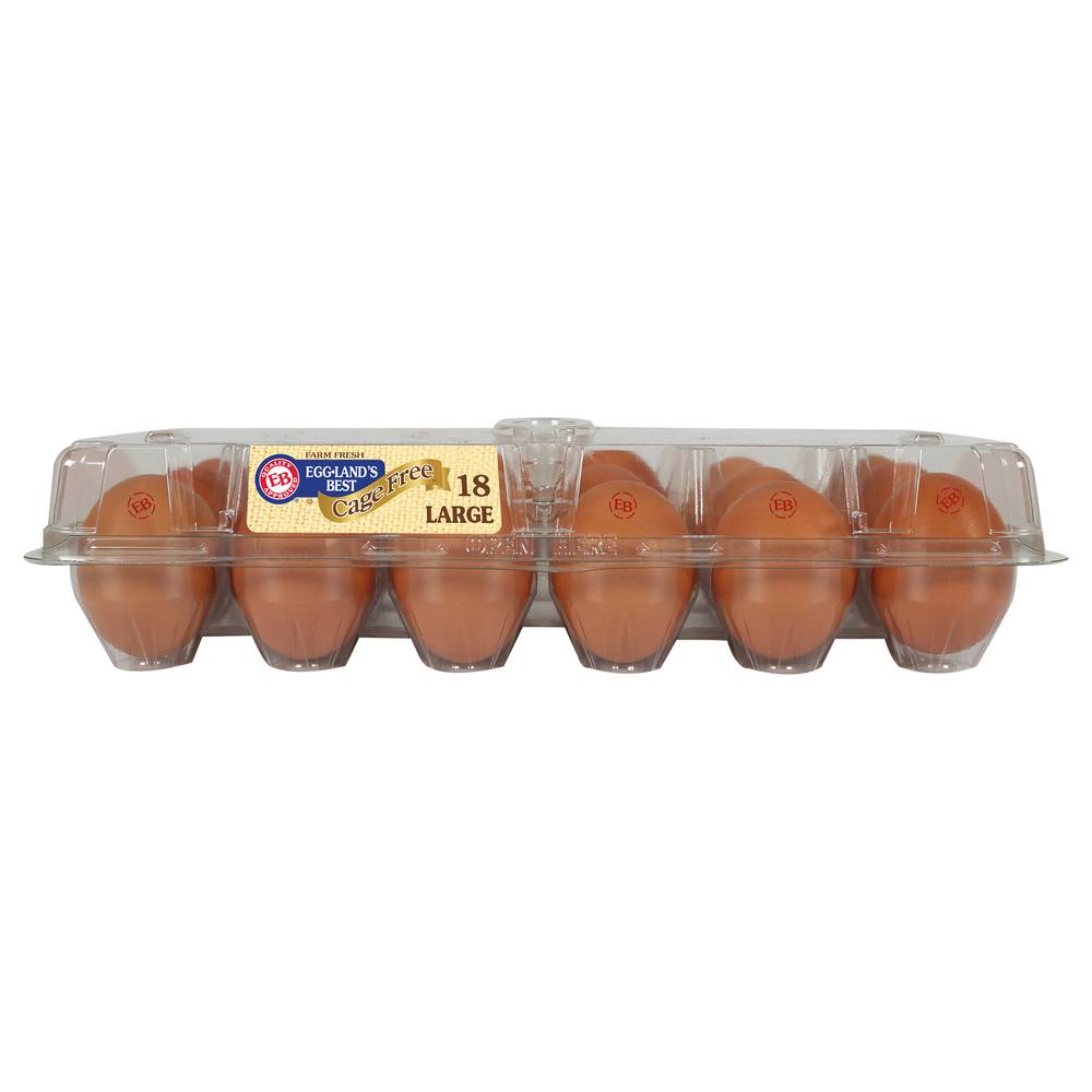 Eggland's Best Cage Free Large Brown Eggs (2.25 lbs, 18 ct)