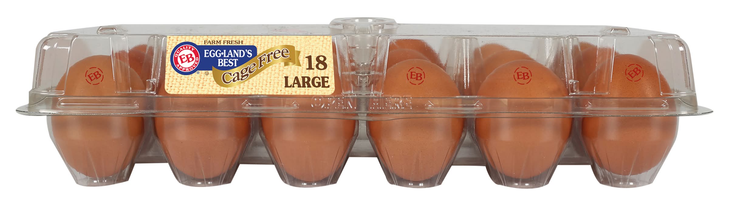 Eggland's Best Cage Free Large Brown Eggs (2.25 lbs, 18 ct)