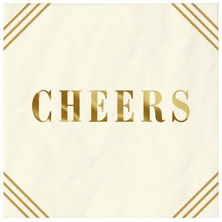 Hallmark Cocktail Napkins ("Cheers") - 16.0 ea