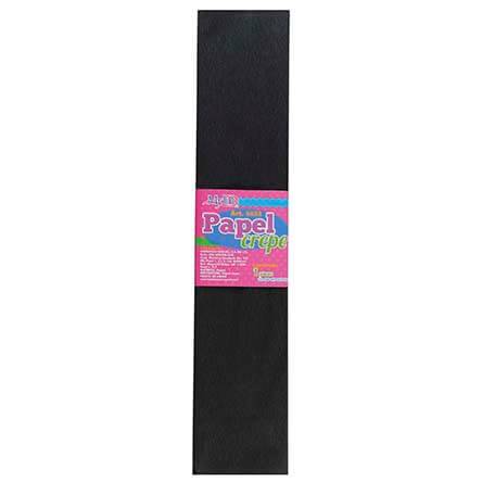 Papel crepe negro