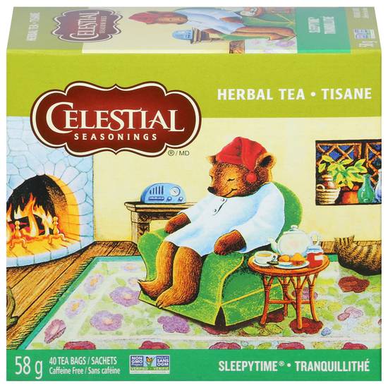 Celestial Seasonings Sleepytime Herbal Tea Bags (40 ct, 58 g)