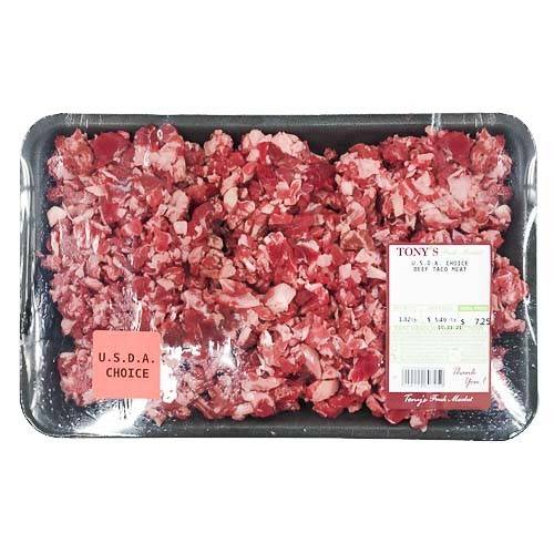 USDA Choice · Taco Meat (approx 1 lbs)