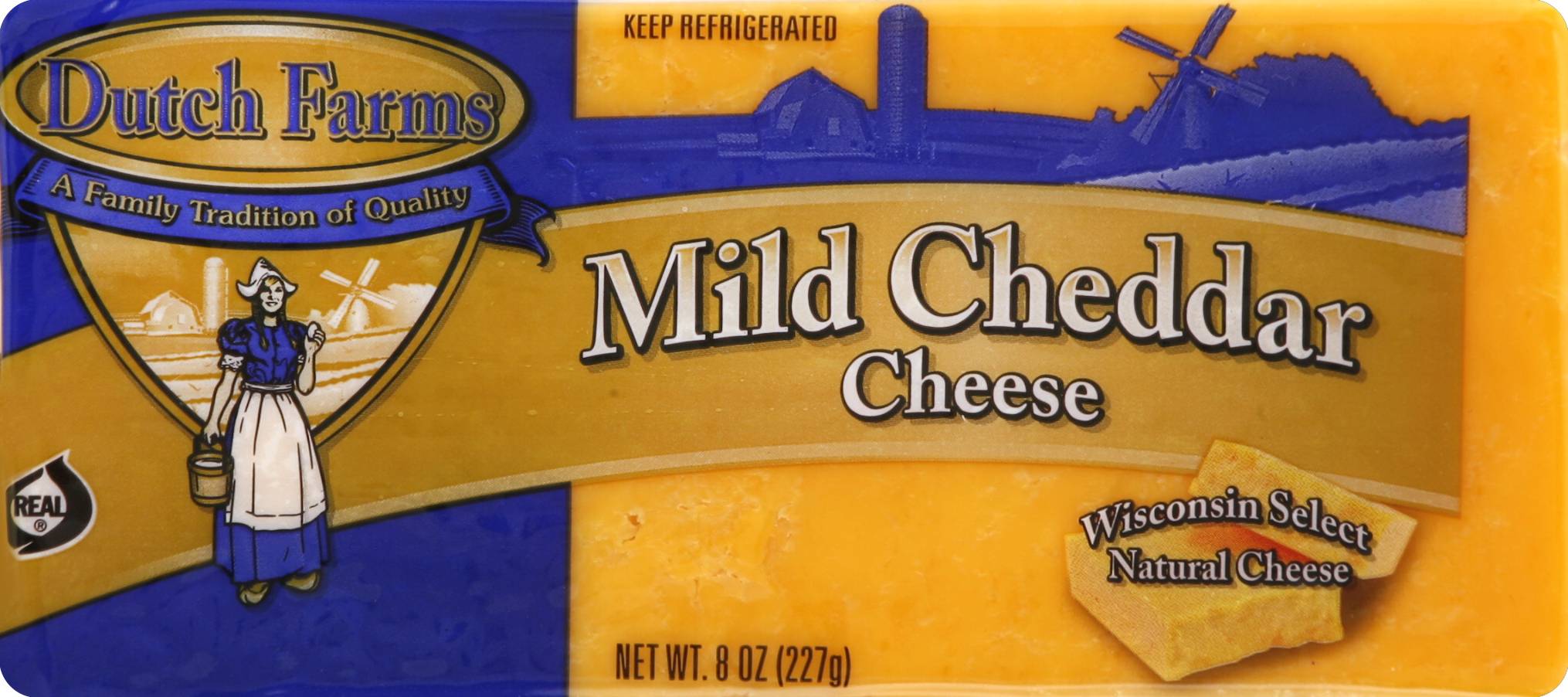 Dutch Farms Mild Cheddar Cheese (8 oz)