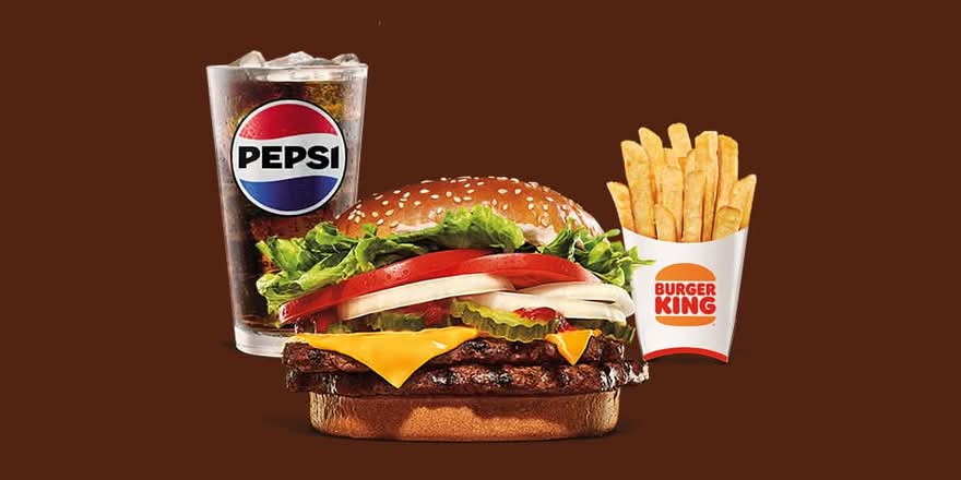 Combo Whopper Doble con Queso