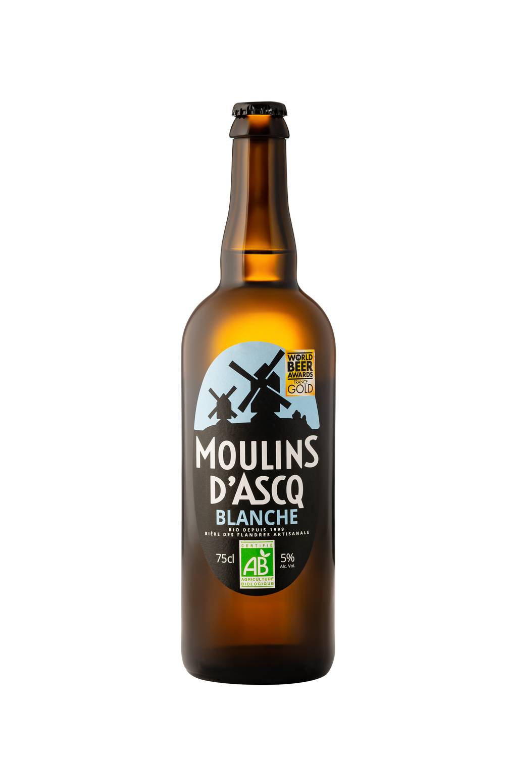 Moulins D'ascq - Bière blanche (750 ml)