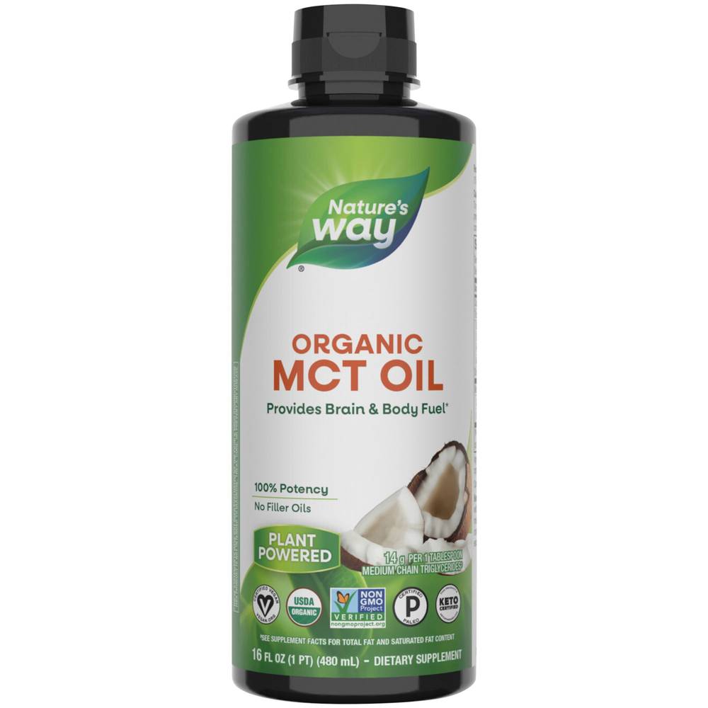 Nature's Way Organic Mct Oil 500 mg (16 fl oz)