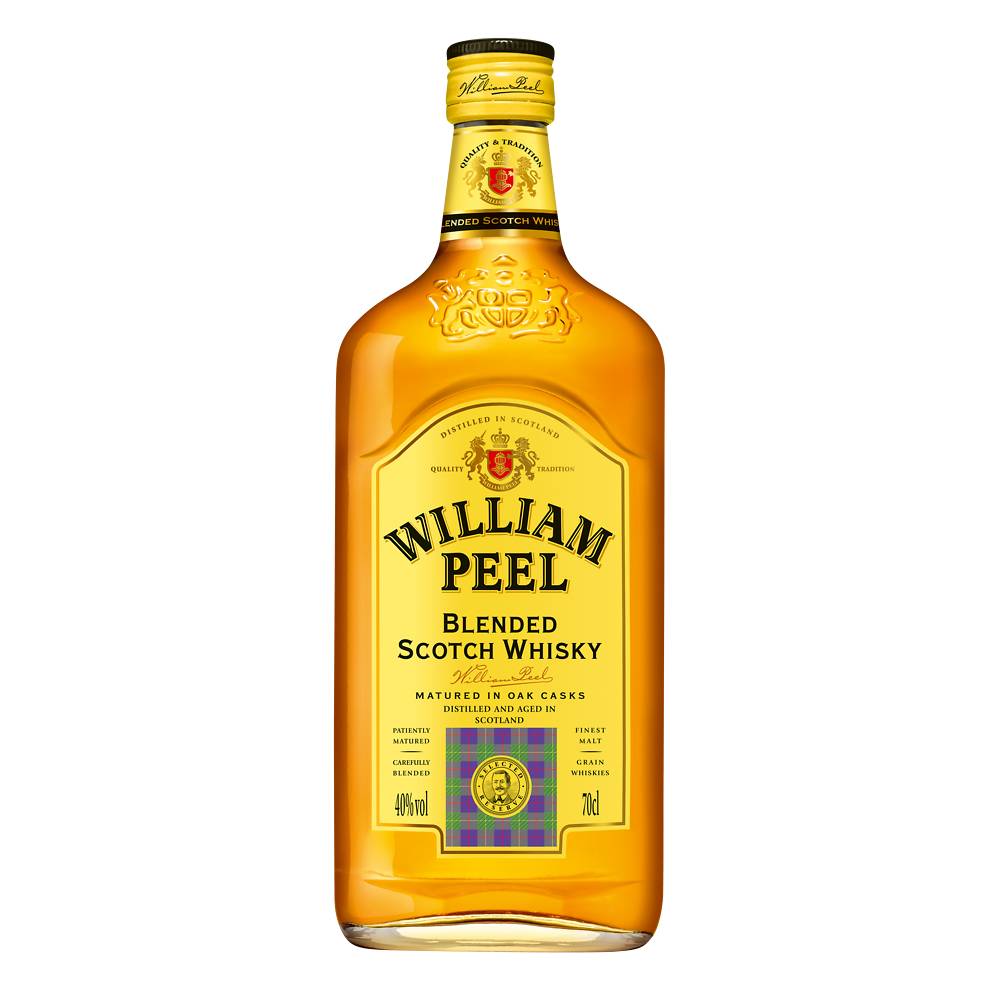 Scotch whisky WILLIAM PEEL, 40°, 70cl