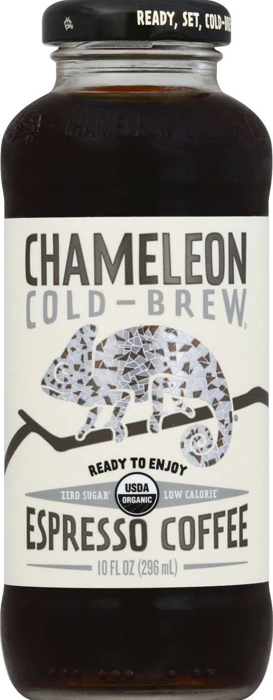 Chameleon Organic Smooth Black Cold Brew Espresso Coffee (10 fl oz)