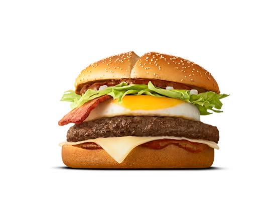 炙り醤油風 たまごベーコン肉厚ビーフ Roasted Soy Sauce Egg Bacon Thick Beef