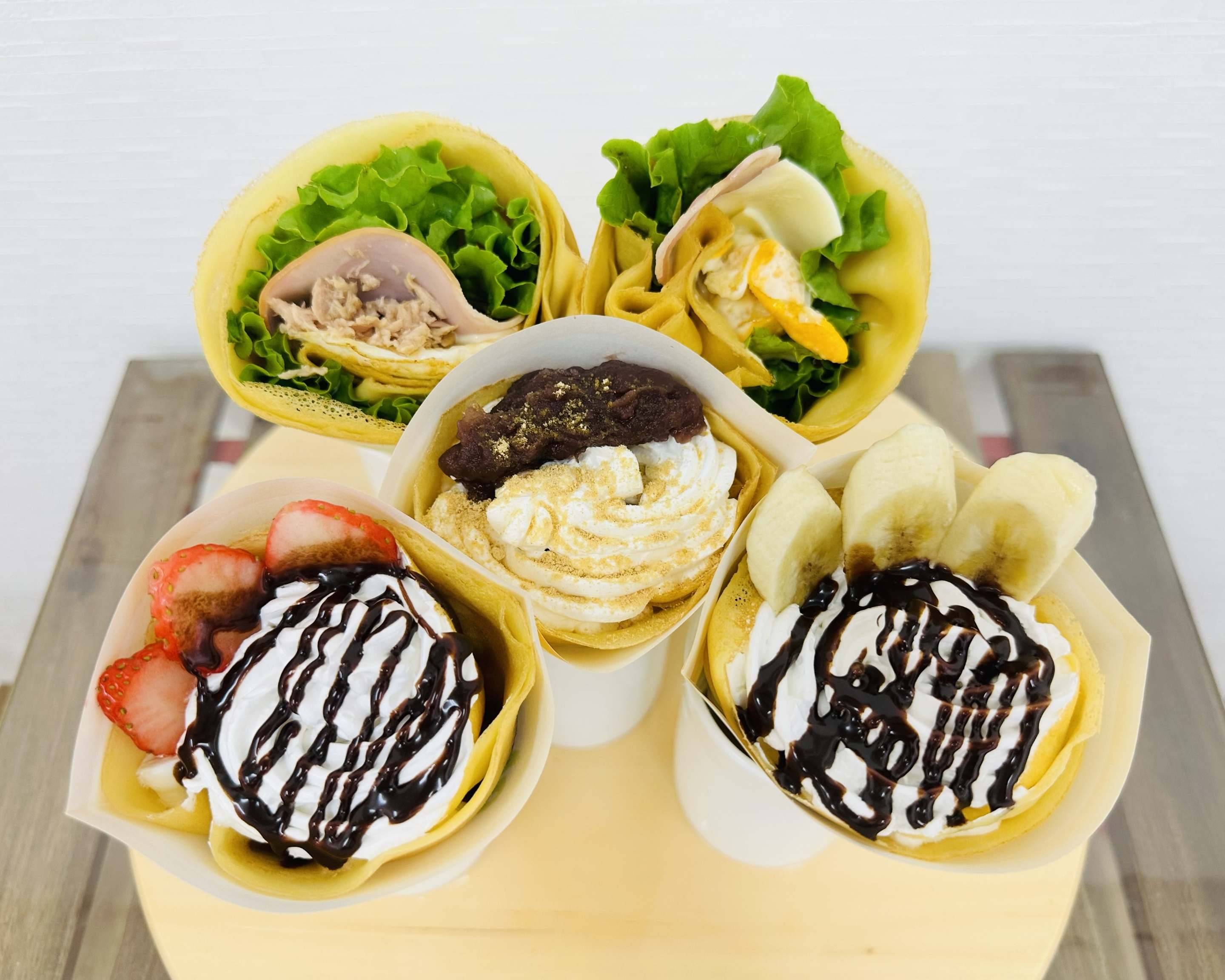 クレープHappy crepe happyの出前・宅配・テイクアウトメニュー