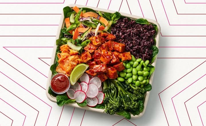 Korean BBQ Tofu Super Plate