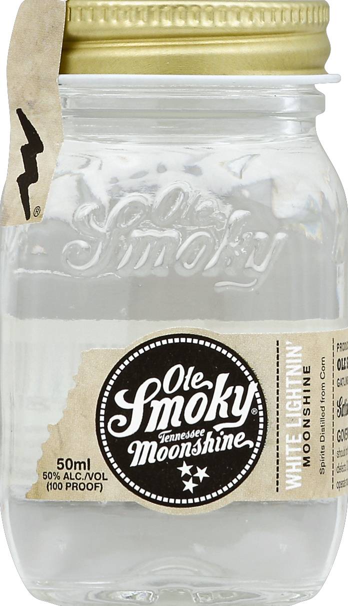 Ole Smoky Tennessee Lightnin' Moonshine Liquor (50 ml)