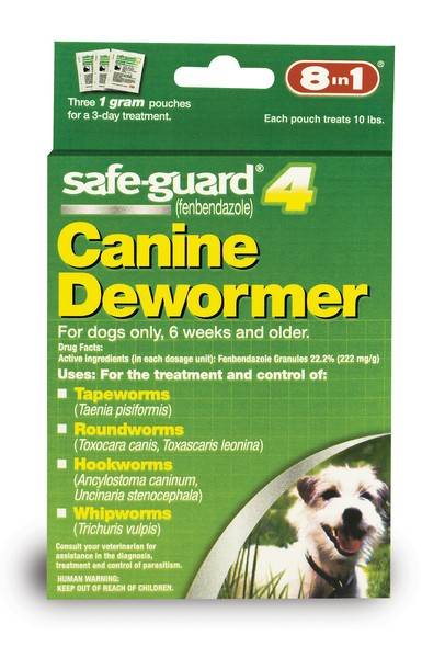 Safeguard 4 Canine Dewormer- Medium Dogs