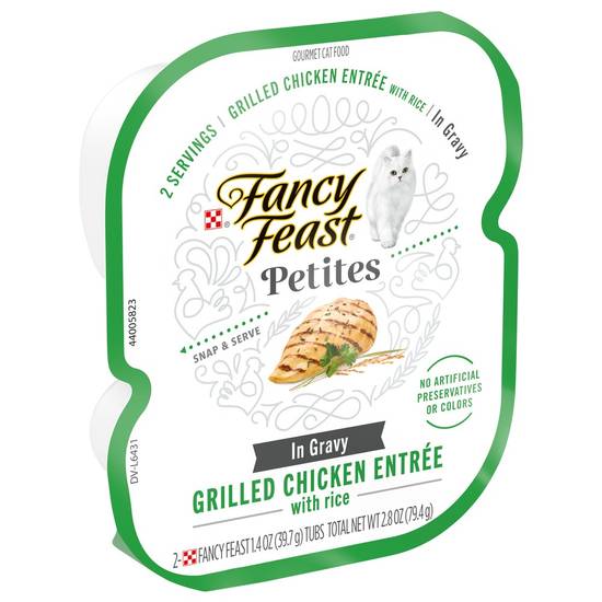 Fancy Feast Grilled Chicken Entree With Rice (2 x 1.4 oz)