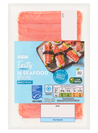 ASDA Tasty Seafood Sticks (16 pack)