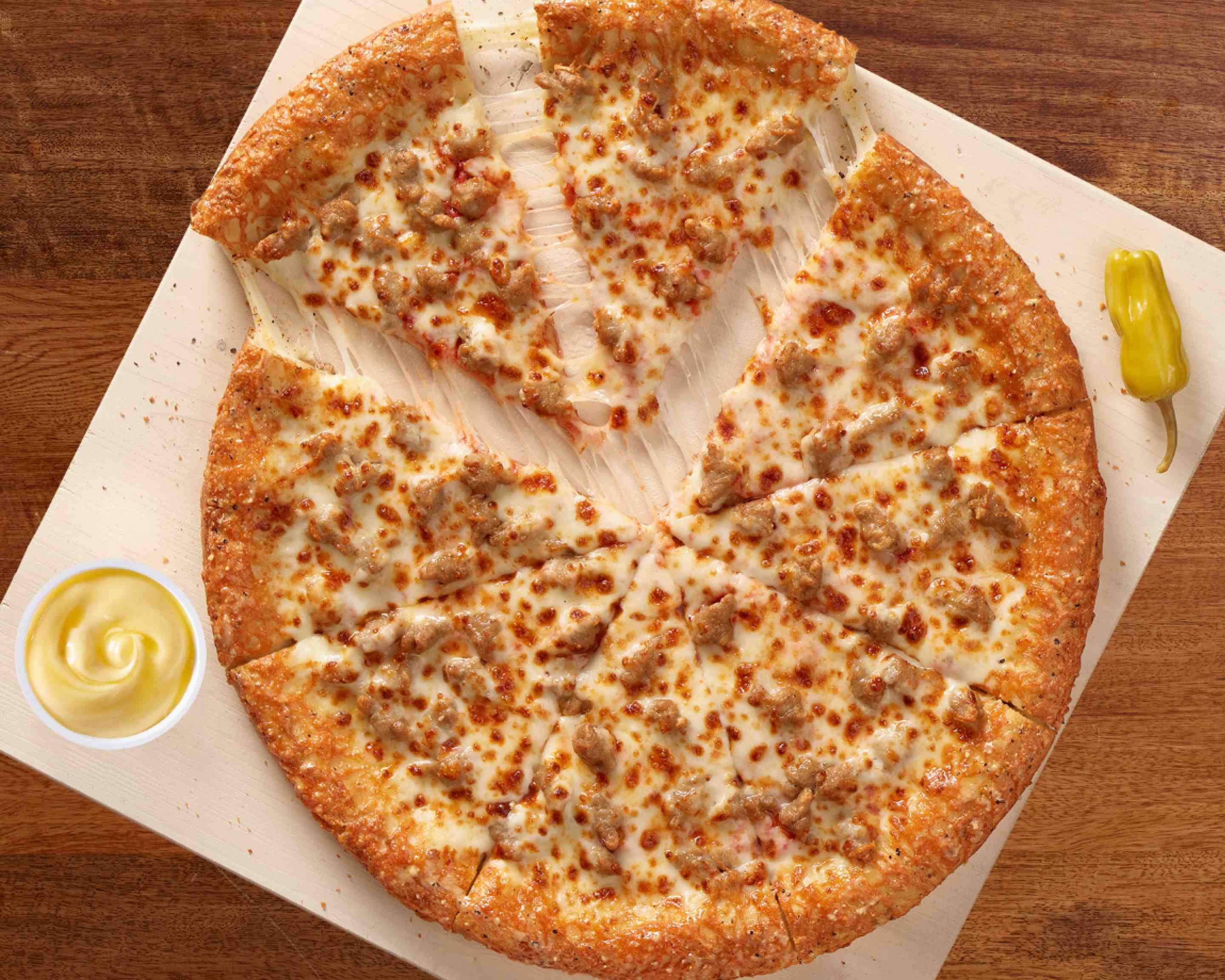 Papa John's is adding stuffed crust pizza to its menu on Monday