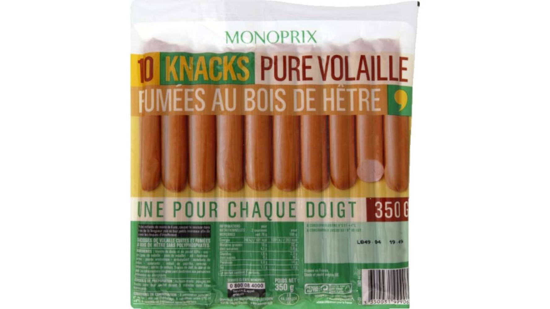 Monoprix - Pure volaille fumés au bois de hêtre (10)