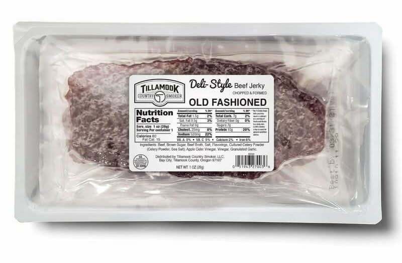 Tillamook Beef Jerky Country Smoker Deli Style 10oz