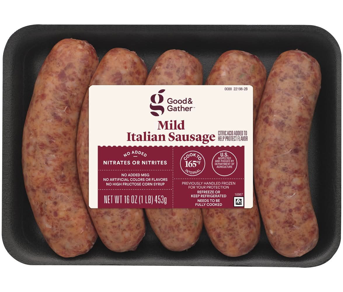 Market Pantry Mild Italian Sausage (16 oz, 5 ct)