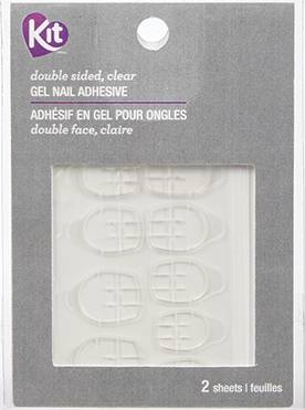 Kit Double Sided Clear Gel Nail Adhesive (2 ct)
