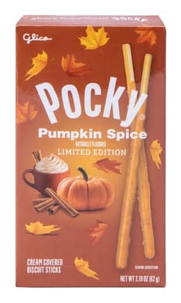 Pocky® Limited Edition Pumpkin Spice Biscuit Sticks 2.1oz Pumpkin Spice