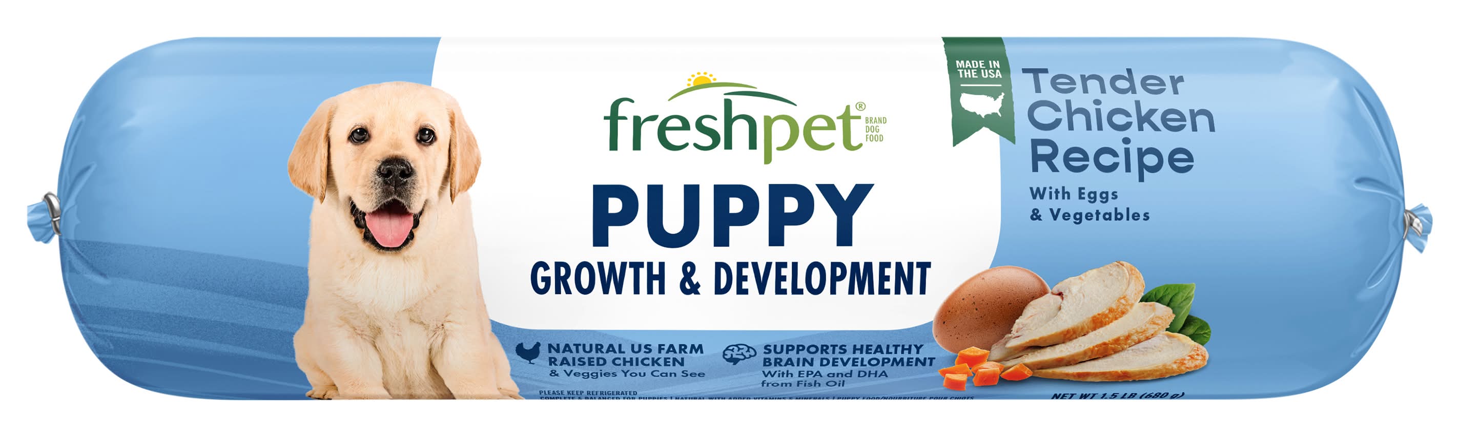 Freshpet Select Puppy Slice and Serve Roll (1.5 lbs)