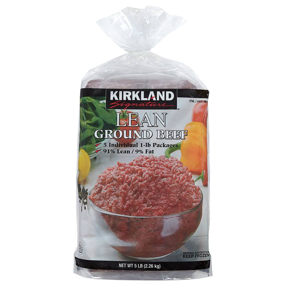 Kirkland Signature 91% Lean Ground Beef