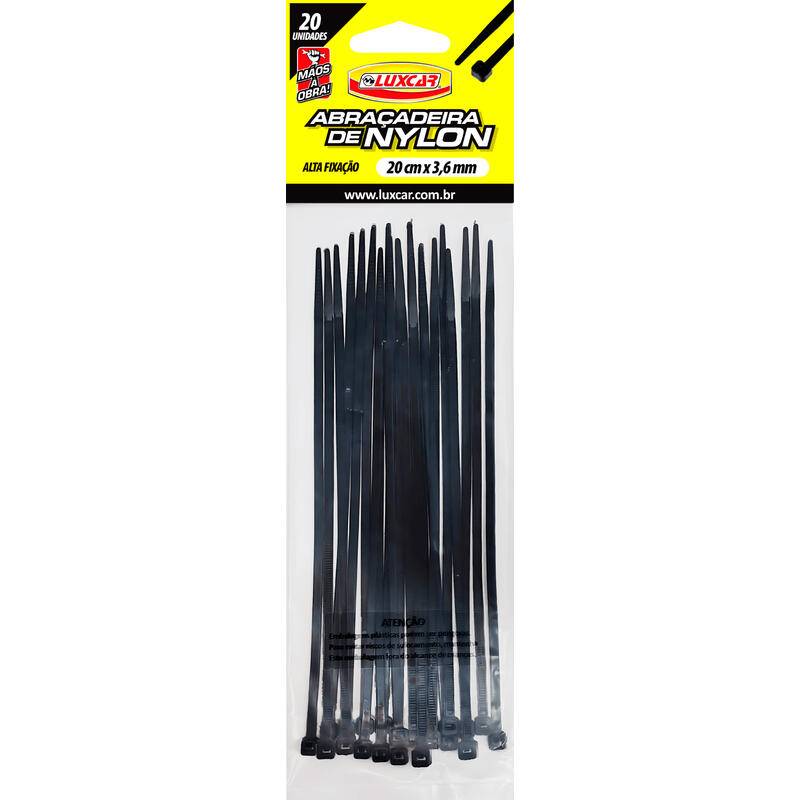 Luxcar abraçadeira de nylon 20cmx3,5mm (20 un)