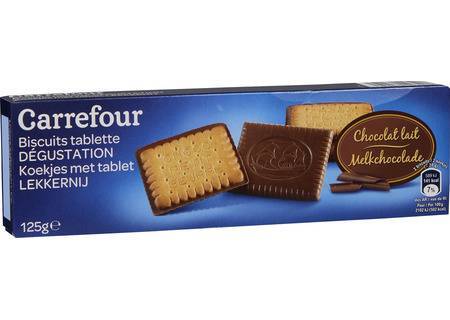 Carrefour Extra - Biscuits dégustation (chocolat au lait)