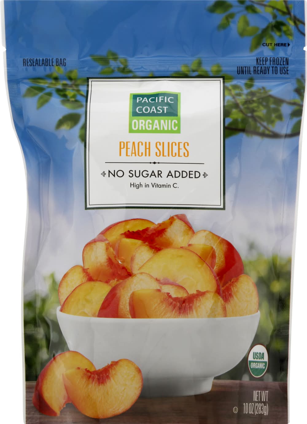 Pacific Coast Organic Peach Slices (10 oz)