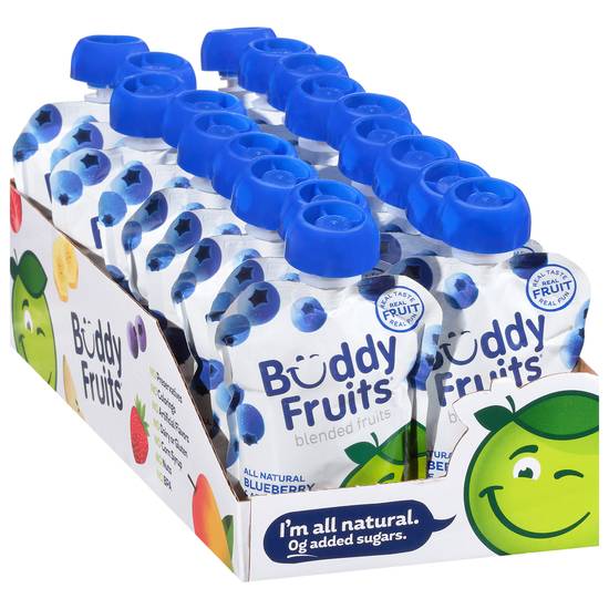Buddy Fruits Blended Fruit Pouches Variety Pack, 24 ct.