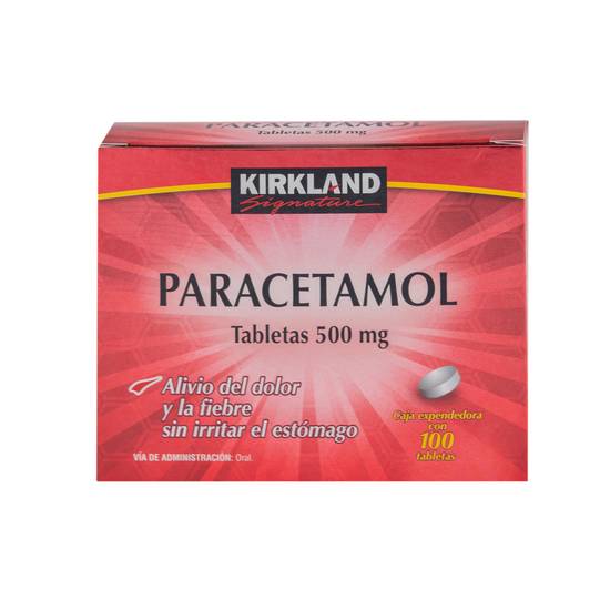 Kirkland Signature paracetamol tabletas 500 mg