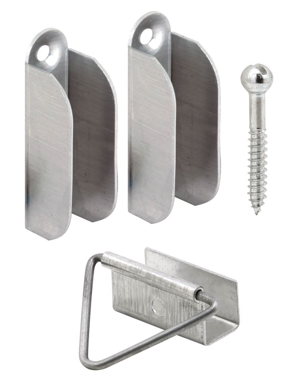 Prime-Line Mill Silver Aluminum Hangers And Latches 1 Pk