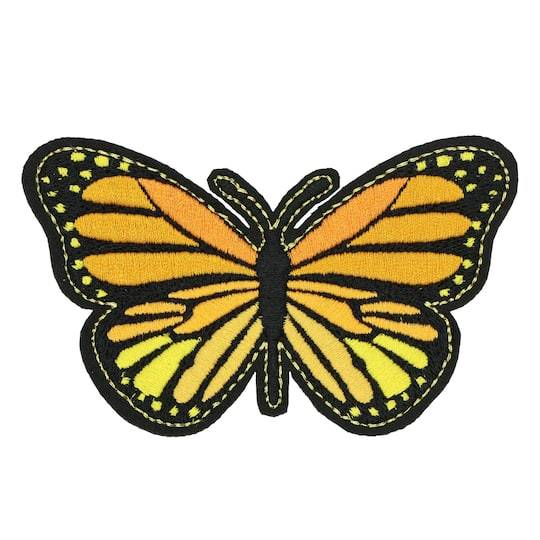 Make Market Iron-On & Adhesive Butterfly Embroidered Patch