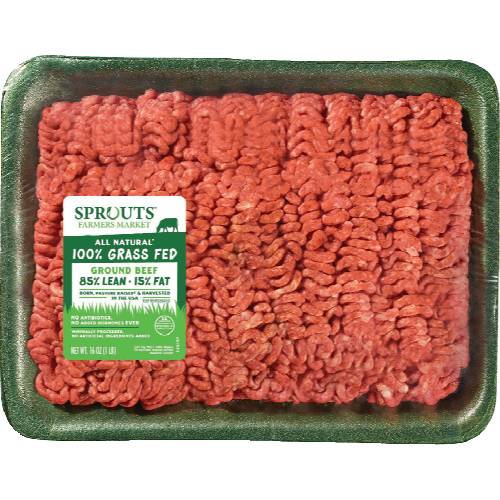 Sprouts 85% Grass-Fed Ground Beef