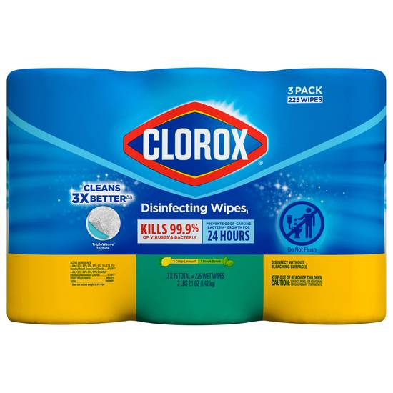 Clorox Disinfecting Wipes Bleach-Free (3 ct)