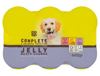 Co-op Meaty Chunks in Jelly Selection +1 Years 6 x 400g