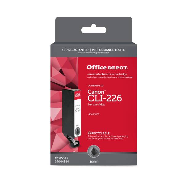 Office Depot Brand Remanufactured Black Ink Cartridge Replacement For Canon