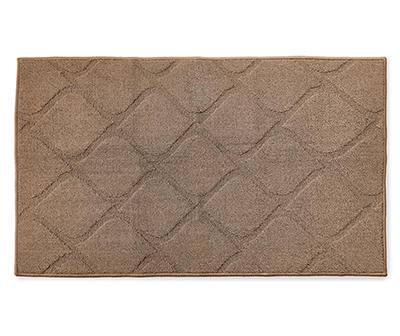 Broyhill Quatrefoil Accent Rug, 27" x 45", Brown